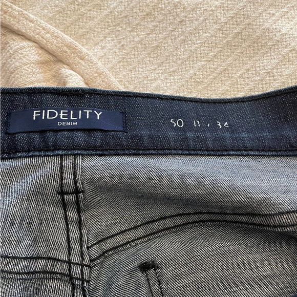 Mens jeans by Fidelity. Waist size 34”. Color is Blue. - Picture 5 of 7